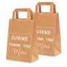 Papiertragetasche "Danke" 3 Liter