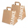 Papiertragetasche "Danke" 18 Liter