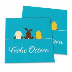 Serviette „Lamm/Hase/Küken“