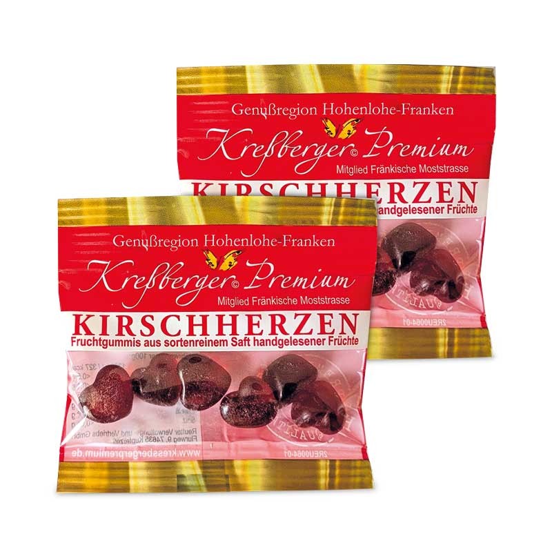 Fruchtgummi Kirschherzen Fruchtgummi Kirschherzen