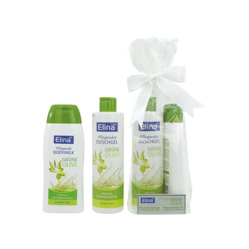 Pflege-Geschenkset Grüne Olive