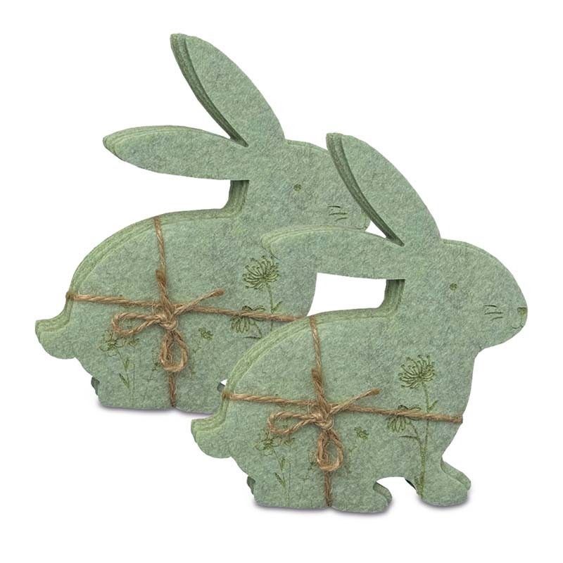 Filzuntersetzer-Set "Hase"
