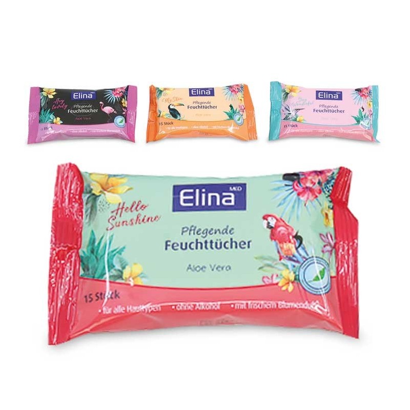 Pflegende Feuchttücher