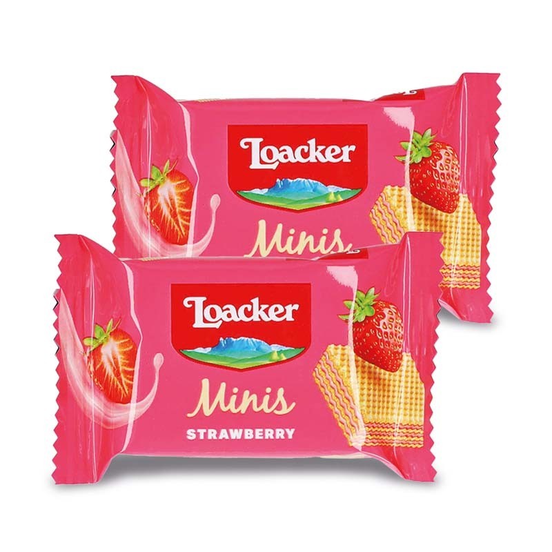 Loacker Erdbeer Waffeln Minis