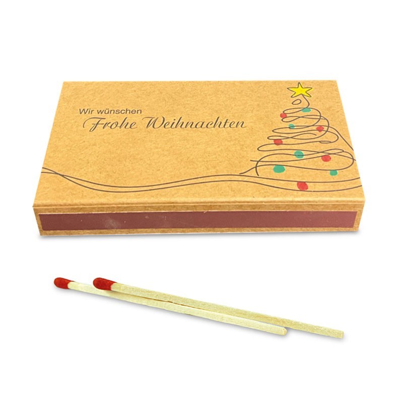 Zündhölzer XXL "Frohe Weihnachten"