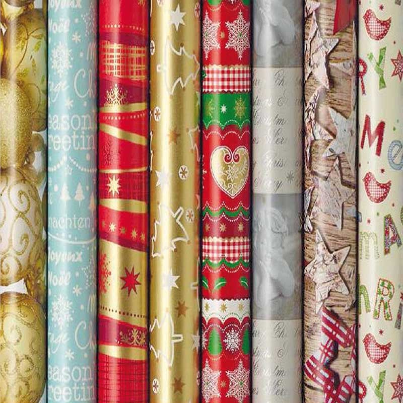 Geschenkpapier-Rolle