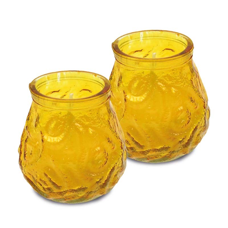 Citronella-Kerze im Glas