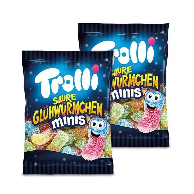 Trolli Saure Glühwürmchen Minis
