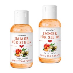 Duschgel White Tea & Peach "Immer für Sie da"