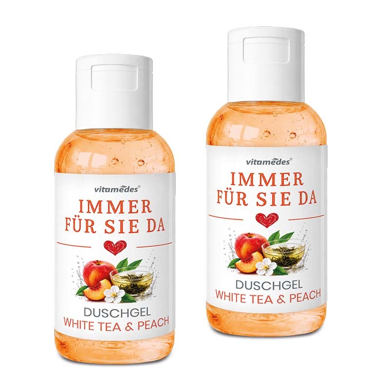 Duschgel White Tea & Peach "Immer für Sie da"