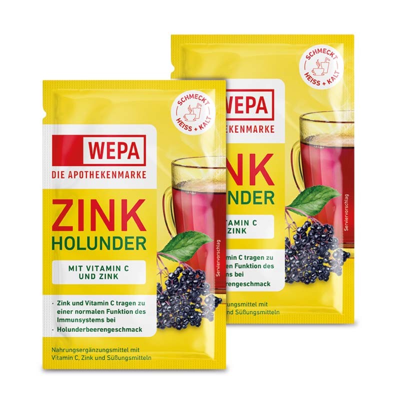 Zink-Holunder Drink