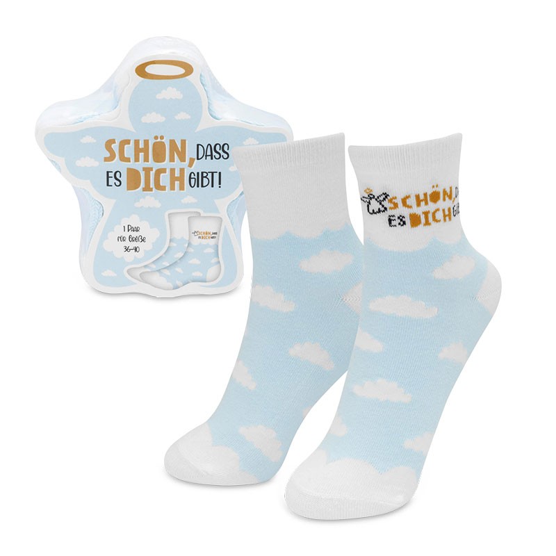 Socken "Schön, dass es Dich gibt!"